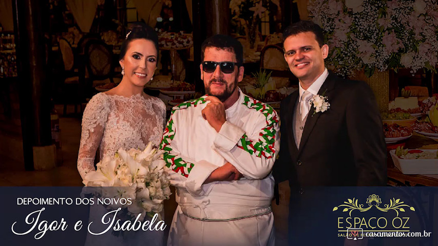 Depoimento dos Noivos Isabela e Igor