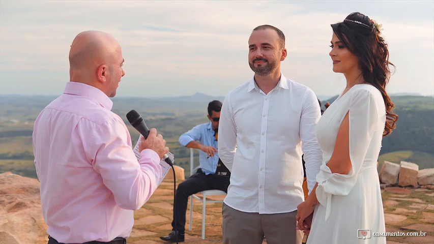 Fabiola & Marco Morro do Gavião PR Celebrante Wagner Augusto Elopement Wedding 