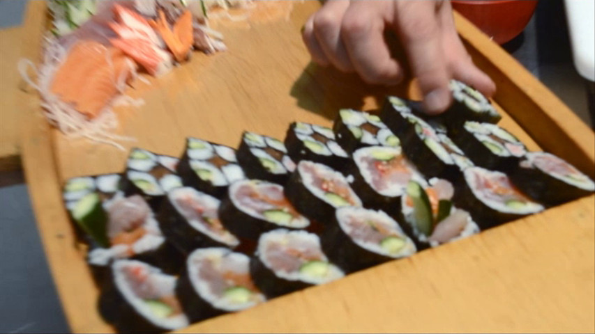 Como montar barco de sushi 