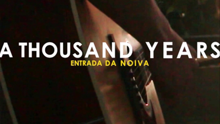 A thousand years - Entrada da Noiva