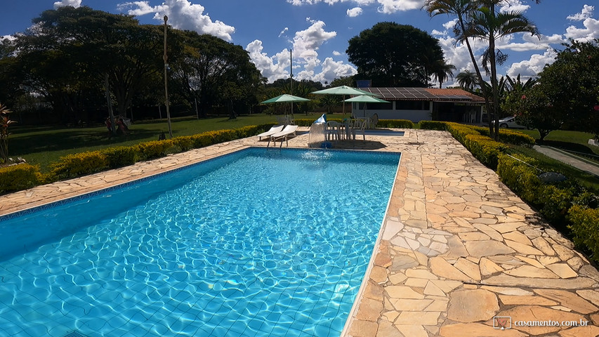 Área da piscina