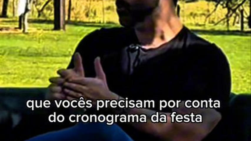 O tempo da cerimônia 