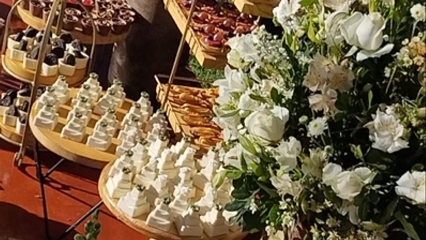 MESA DE BOLO E DOCES - AO AR LIVRE