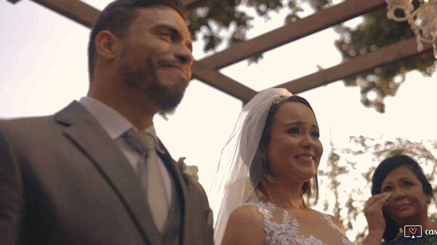 Quanta emoção nesse casamento em Brasília