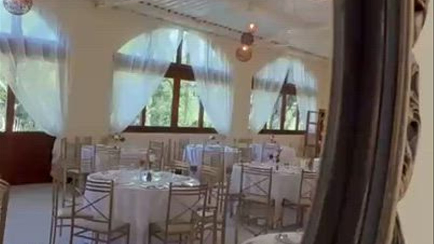Salão decorado