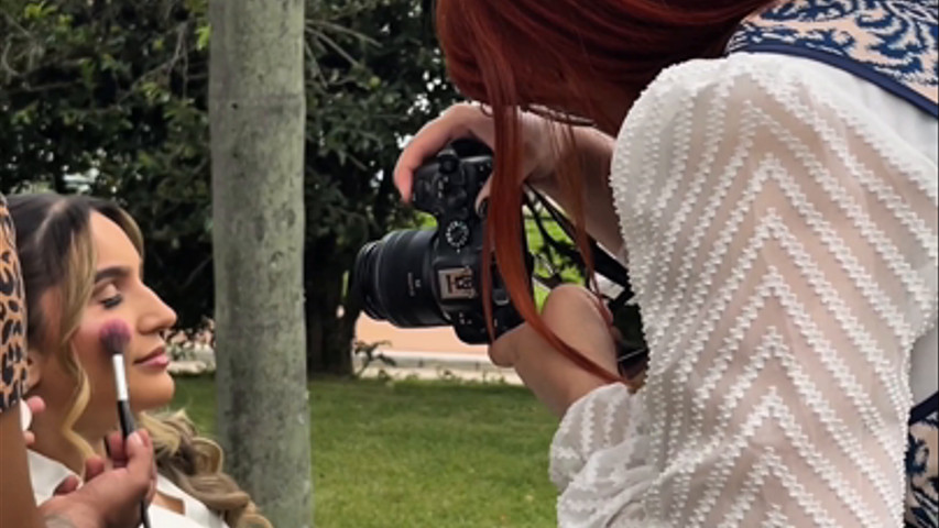 Bastidores Making of noiva com fotos