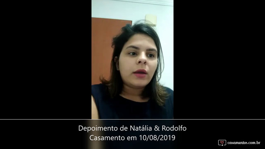 Testemunhal de Natália e Rodolfo