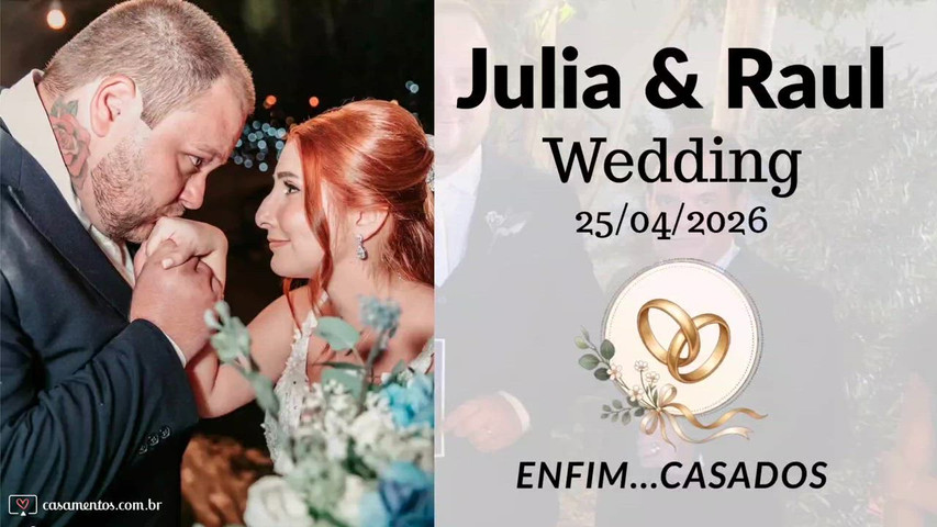Casamento de Raul e Júlia