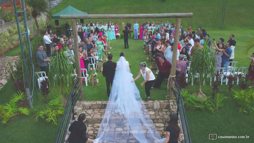 Casamento Coutinho imagens aéreas 