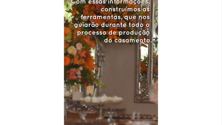 O melhor investimento do seu casamento não é um item, é uma experiência: a tranquilidade de ter alguém conduzindo cada passo com excelência.