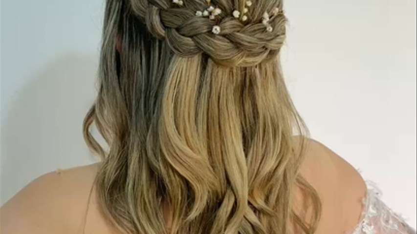 Penteado Romântico de Noiva 