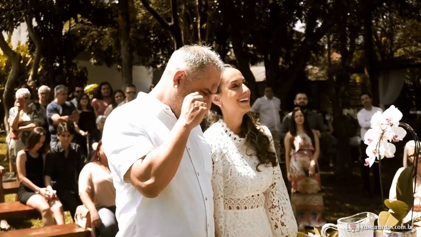 Cerimônia de Casamento ao ar livre. 