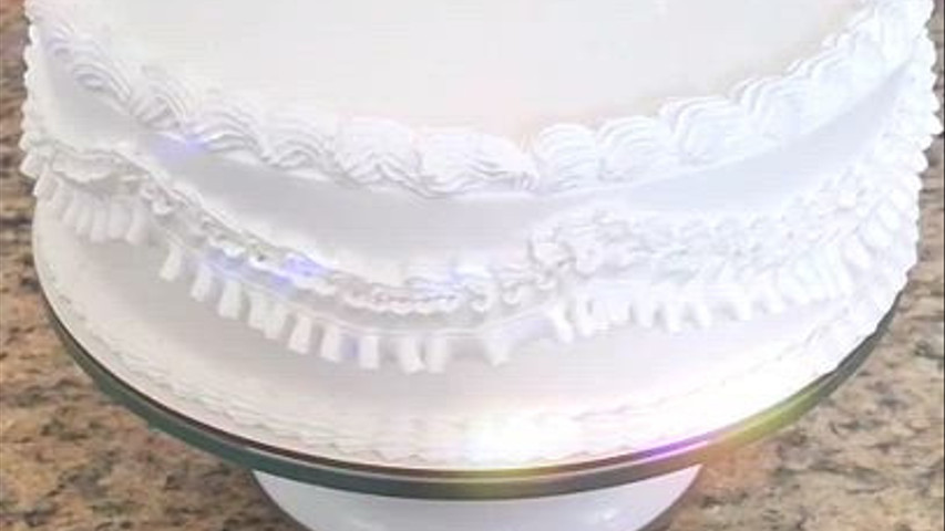 Bolo de casamento Vintage