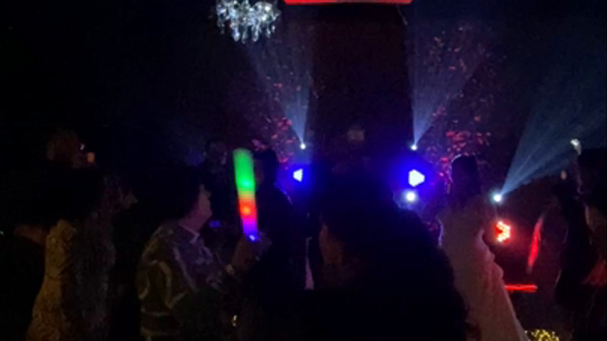 Iluminação para pista de danca