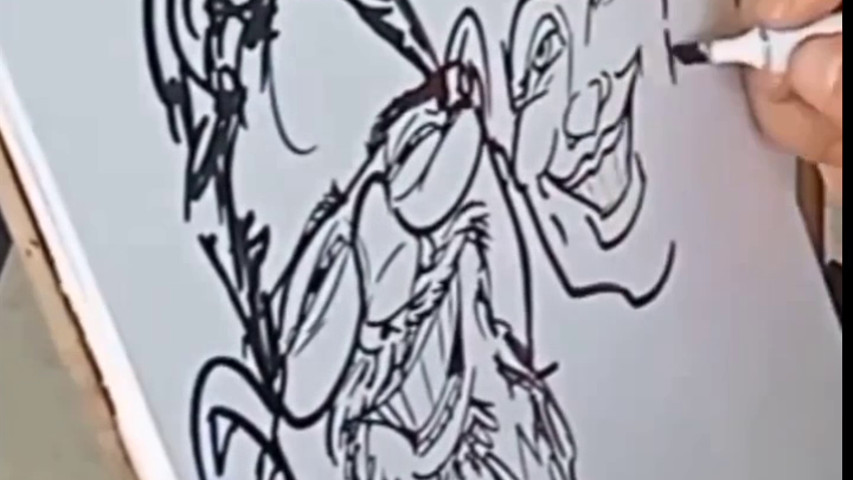 CARICATURAS AO VIVO