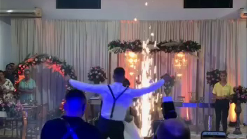 Chá revelação no casamento