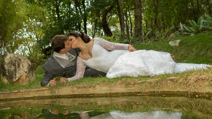 Making of Trash the Dress Analupe e Rafael
