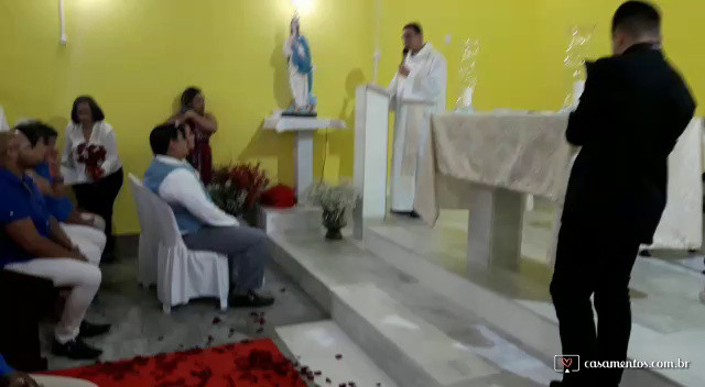 Celebração Matrimonial na Paróquia Nossa Senhora da Conceição e São Jorge 