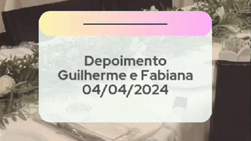 Fabiana e Guilherme