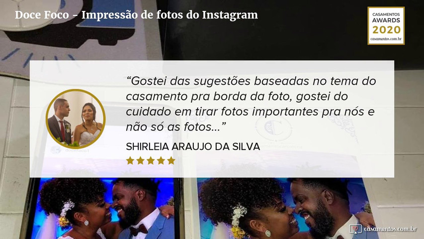 Doce Foco - Impressão de fotos do Instagram