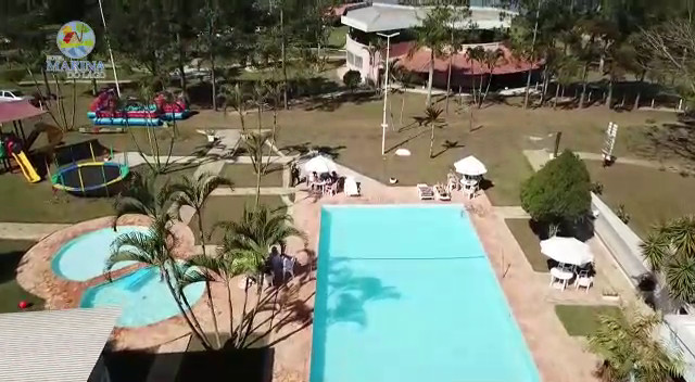 Vídeo aéreo do Hotel Marina do Lago