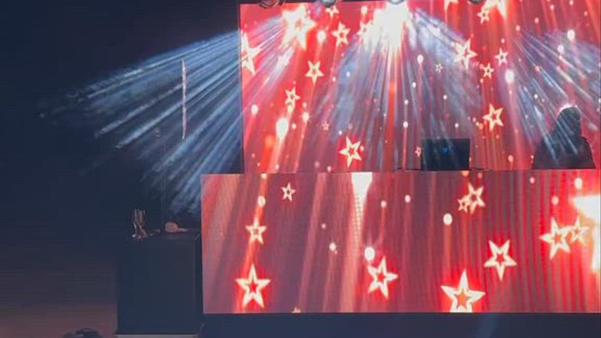 Pacote com painel de led