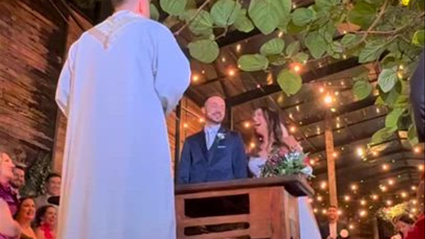 Trecho da mensagem aos noivos | Juliana & Lucas