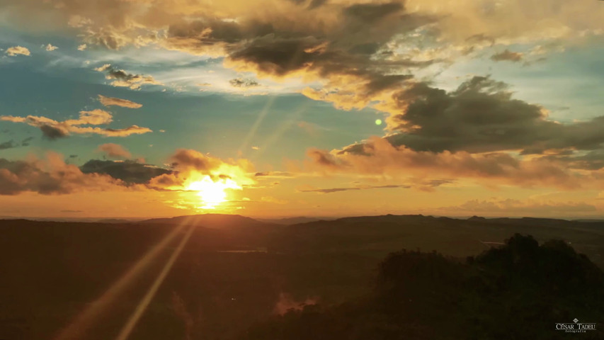 Time lapse pôr do sol - Pico dos Pireneus