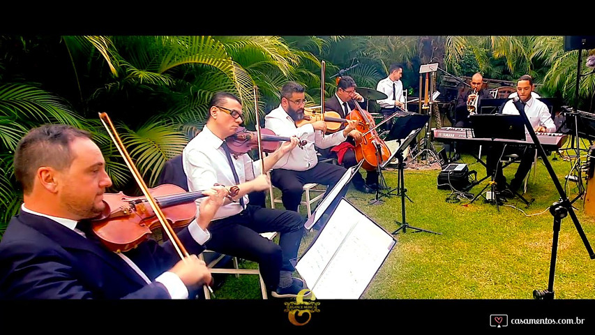 Te agradeço - 2 violinos viola cello teclado percussão e 2 clarins