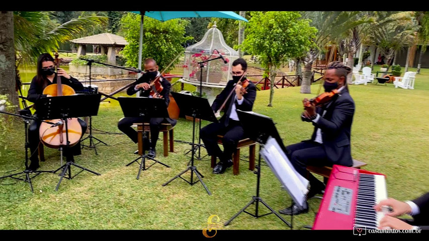 Marcha nupcial quarteto de cordas e piano elegance musical entrada da noiva 