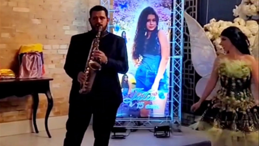 Recepção para festa Debutante