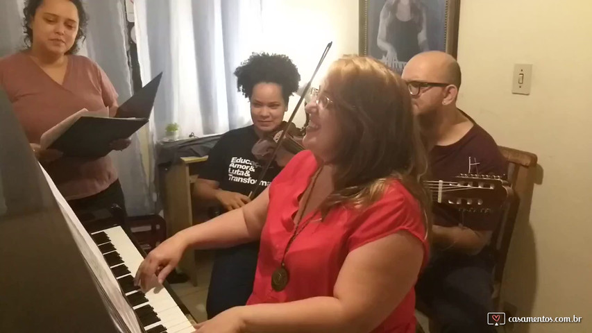 Recebe essa alianca ensaio voz violino violao piano 