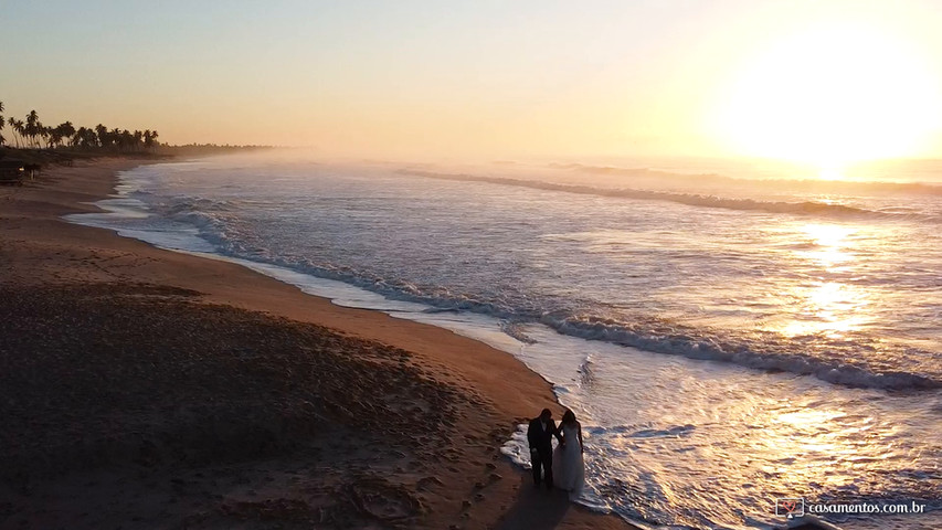 Ensaio pós Wedding na praia