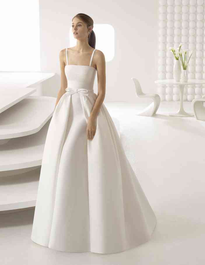vestido de noiva discreto e elegante