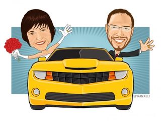 Caricaturas e casamento: combina?