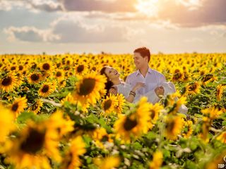 Ensaio pré wedding em meio a flores: inspirem-se