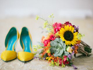 Sapatos amarelos no dia C: 60 modelos para todos os estilos de noiva