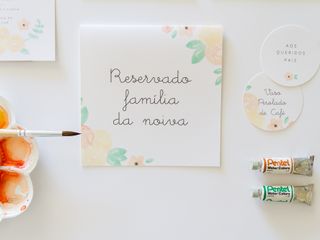 Convites de casamento com aquarela: arte para o dia C