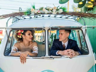 O casamento de Ana Paula e Sérgio: ar retrô e romantismo