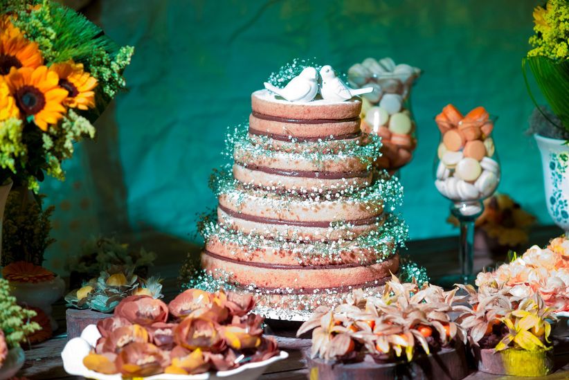 Naked Cake Para O Seu Casamento