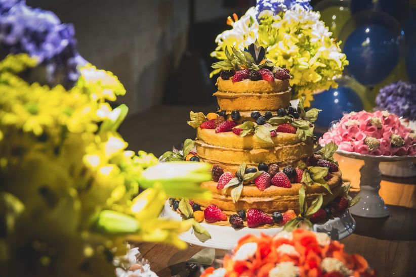 Naked Cake Para O Seu Casamento