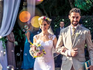O casamento de Caio e Bruna: um "sim" romântico e cheio de cores