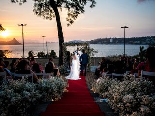 O casamento de Fagner e Daiana: primeiro amor celebrado ao pôr do sol