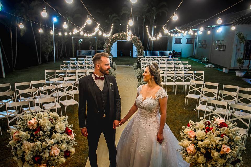 O casamento de Acácio e Camila