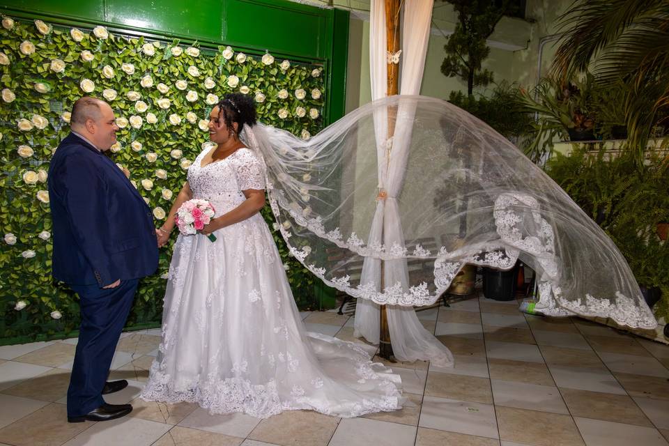 O casamento de Priscila e Paulo César