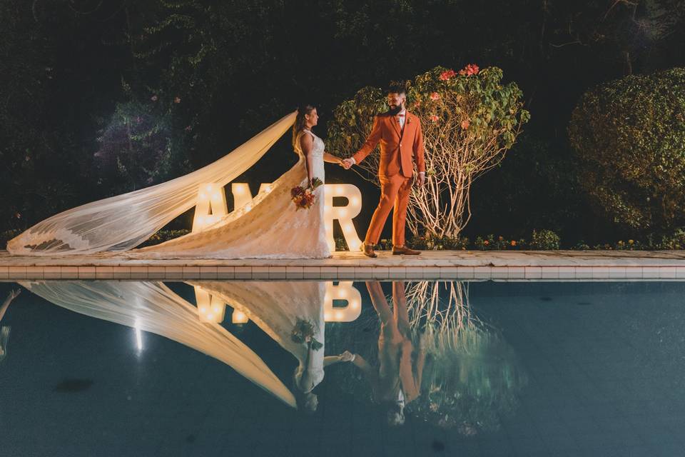 O casamento de Nelissa e Matheus