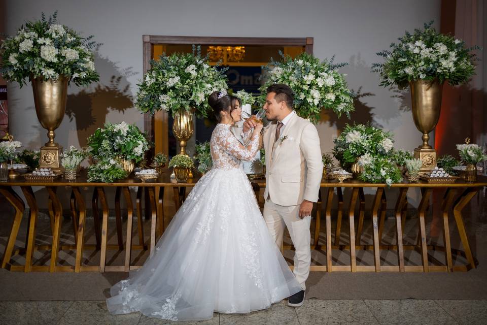 O casamento de Ariane e Leandro