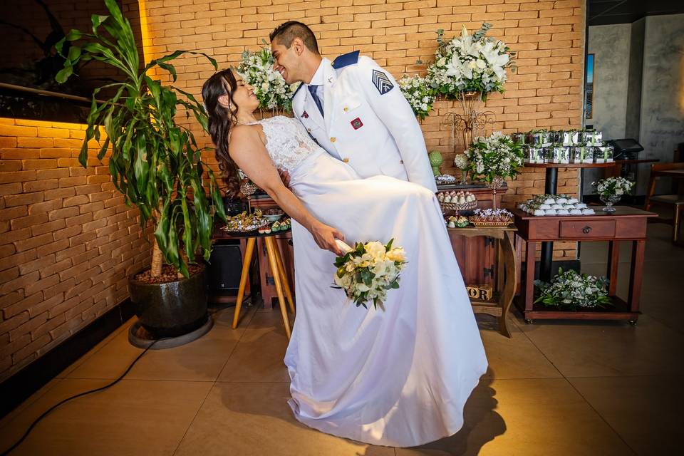 O casamento de Denise e Leandro