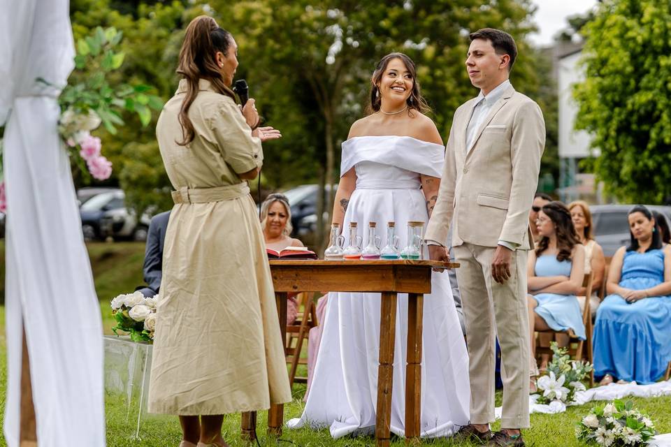 O casamento de Marina e Leno