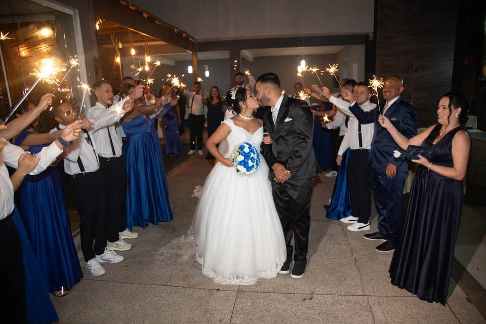 O casamento de Pamela e Marcio
